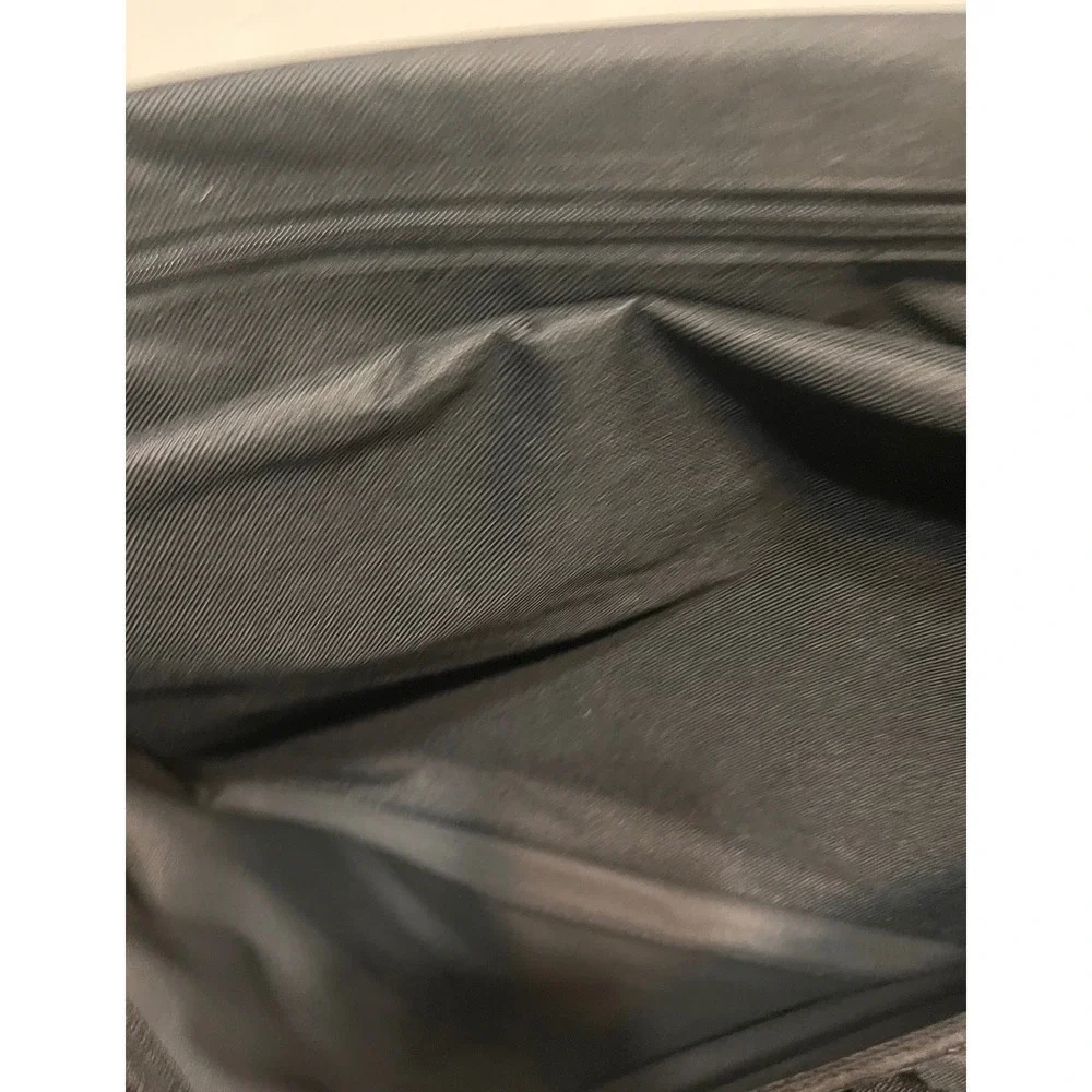 American Tourister Black Nylon Messenger Bag Laptop Briefcase Organizer Travel
